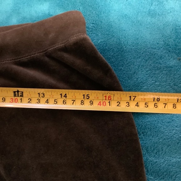 Juicy Couture velour pants 28 x 32 zip up hoodie tracksuit - Picture 11 of 15